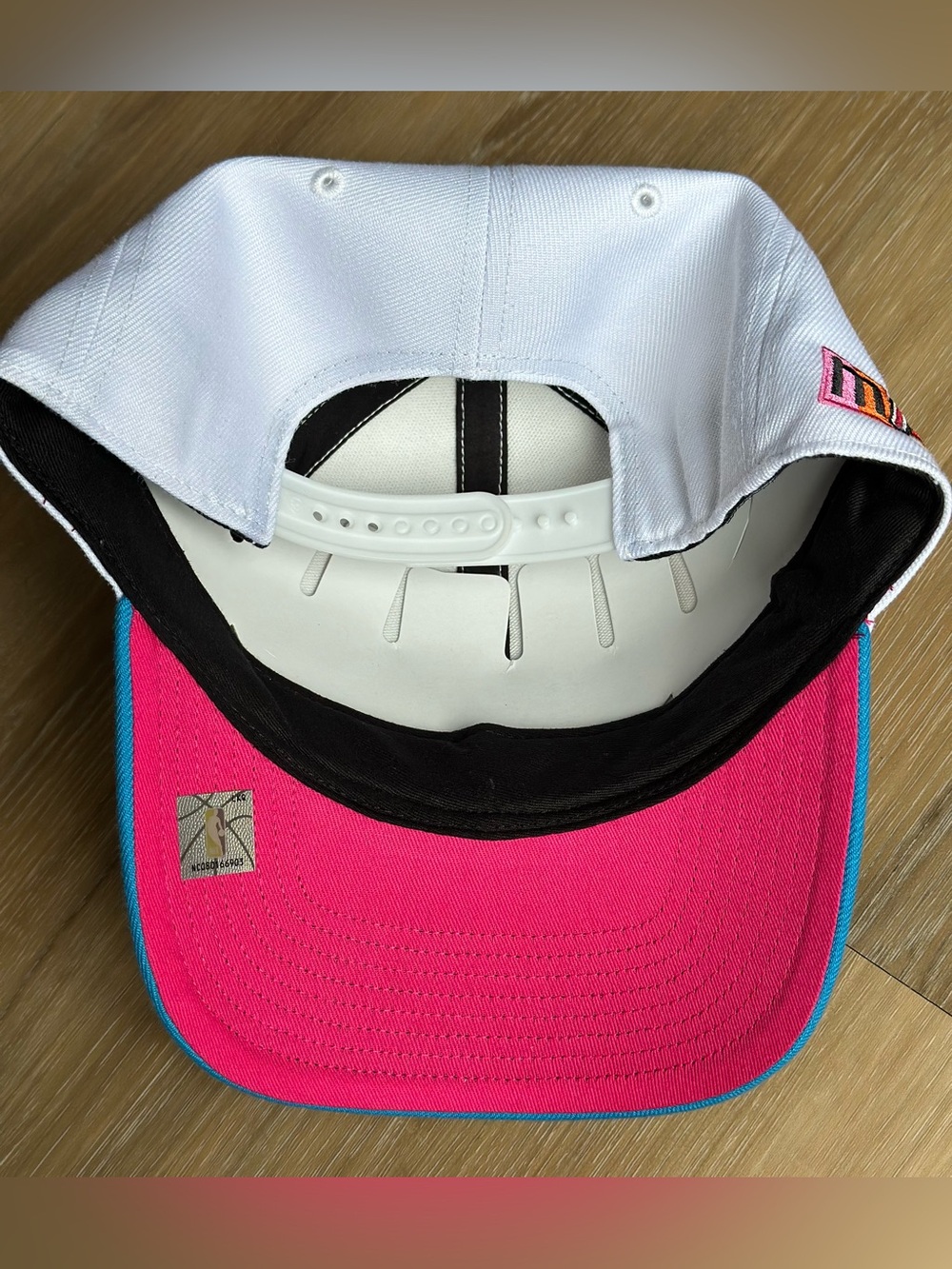 '47 Miami Heat Hat White Retro City Vice Structured Snapback Cap - Picture 3 of 6